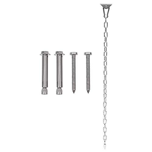 JOINPAYA Hängematte Schaukel Set Haken Edelstahl Schaukel Hängen Haken Befestigung Kette Schaukel Fitting JOINPAYA Hängematte Schaukel Set Haken Edelstahl Schaukel Hängen Haken Befestigung Kette Schaukel Fitting von JOINPAYA
