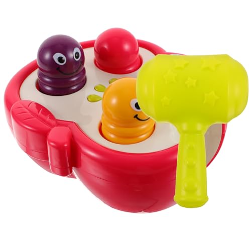 JOINPAYA 1 Satz Schlag-einen-Maulwurf für kinderspielzeug für die Schule babygeschenke Frühpädagogisches ABS-Harz rot von JOINPAYA