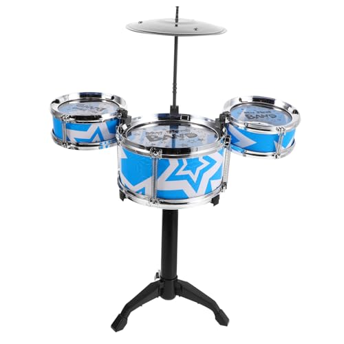 JOINPAYA 1 Satz Schlagzeug für Jazz-Schlagzeug-Set Rhythmus Musikspielzeug Musikspielzeug für Kleinkinder für Kleinkinder und Mädchen Plastik Blue JOINPAYA 1 Satz Schlagzeug für Jazz-Schlagzeug-Set Rhythmus Musikspielzeug Musikspielzeug für Kleinkinder für Kleinkinder und Mädchen Plastik Blue von JOINPAYA