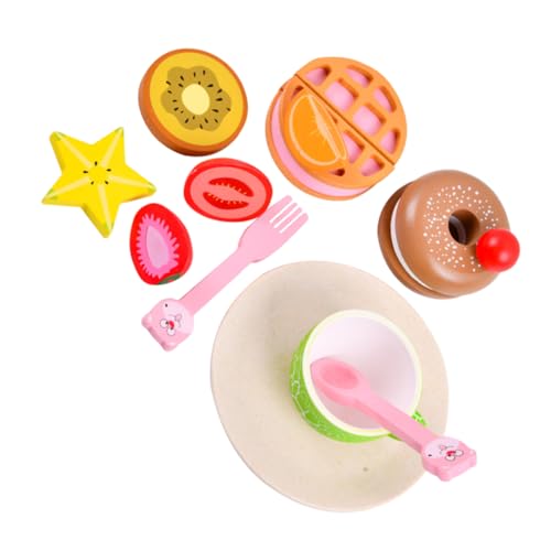 JOINPAYA Lernspielzeug Für Kinder – 1 Set Küchenspielzeug Aus Holz Mit Obst-Simulation – Kognitives Spielzeug Und Hand-Auge-koordination von JOINPAYA