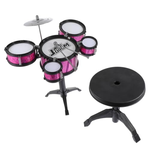 JOINPAYA 1 Satz Simulierte Jazztrommel Schlagzeug Musikalisches für Musikinstrument- Jazz-Schlagzeug für spielsachen Rosy JOINPAYA 1 Satz Simulierte Jazztrommel Schlagzeug Musikalisches für Musikinstrument- Jazz-Schlagzeug für spielsachen Rosy von JOINPAYA