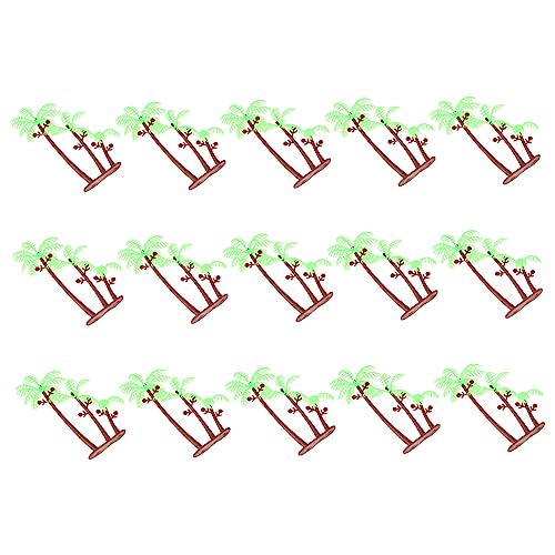 JOINPAYA 9 Cm Hoher Mini-kokosnussbaum-kuchenaufsatz 50 Stück Simulation Von Kokosnussbäumen Für Geburtstagskuchen- Festliches Party-zubehör von JOINPAYA