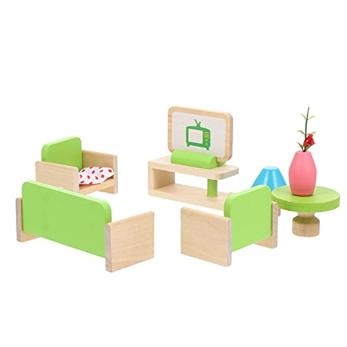 JOINPAYA 1 Satz Spielhaus mini mini Toys Miniature House Decorations for Miniature Desktop Ornaments Mini House TV Mini-Sofa- Mini-Bastelarbeiten hölzern Green JOINPAYA 1 Satz Spielhaus mini mini Toys Miniature House Decorations for Miniature Desktop Ornaments Mini House TV Mini-Sofa- Mini-Bastelarbeiten hölzern Green von JOINPAYA