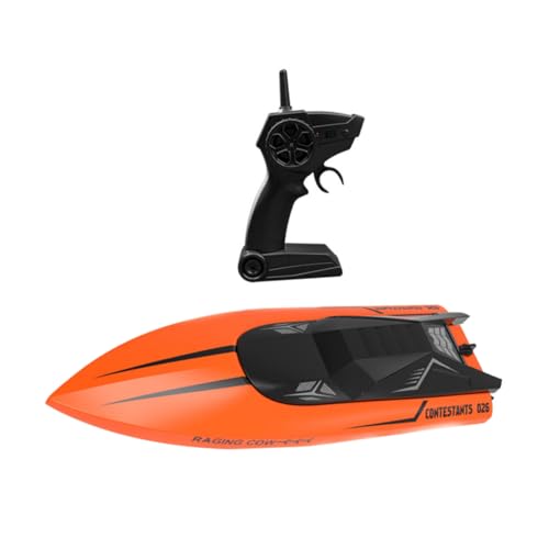 JOINPAYA 1 Satz Spielzeugboot Mit Fernbedienung Schiff Für Rennboote Elektrische Fahrt Auf Rennboot-Modell Wiederaufladbares Bootsspielzeug Kinderspielzeug PVC Orange JOINPAYA 1 Satz Spielzeugboot Mit Fernbedienung Schiff Für Rennboote Elektrische Fahrt Auf Rennboot-Modell Wiederaufladbares Bootsspielzeug Kinderspielzeug PVC Orange von JOINPAYA