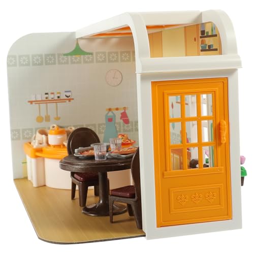 JOINPAYA Miniatur-modellküchendekor Puppenhaus-bausatz Puppenhausmöbel Zartes Mini-Spielzeug Für Jungen Und Mädchen von JOINPAYA