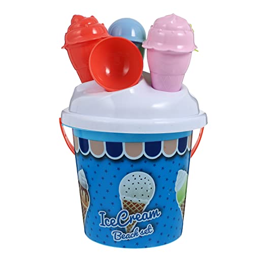 JOINPAYA 1 Satz Strandeimer Sanduhr sandspielzeug für Strand Eimer strandspielzeug Strand-Eimer Strandsandspielspielzeug Strand-Sand-Spielset buntes Sandspielzeug Plastik Blue von JOINPAYA