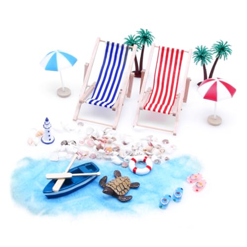 JOINPAYA 1satz Mini Deko Miniatur Strandstuhl Und Boot Ergänzung Für Und -Garten Kreative Stranddekoration JOINPAYA 1satz Mini Deko Miniatur Strandstuhl Und Boot Ergänzung Für Und -Garten Kreative Stranddekoration von JOINPAYA