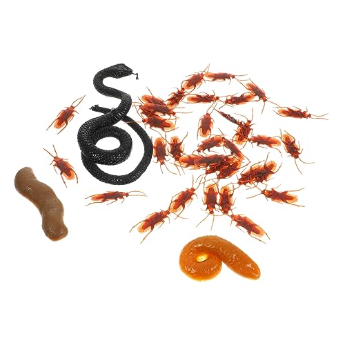 JOINPAYA 1 Satz Streich Gruselig Gefälscht Falsche Schlange Halloween- Halloween- Halloween-Maske Schlangenspielzeug Spielzeugtiere Riesenschlangenplüsch Groß Figur Plastik von JOINPAYA
