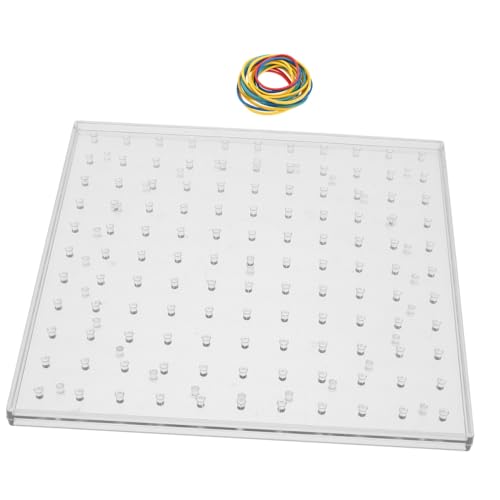 JOINPAYA 1 Satz Studenten-pinnwand Pädagogisches Kunststoff-geoboard Mathematisches Geoboard Vorschul-geoboard Planke Nagelbrett Pädagogisches Geoboard- Steckbrett Gummiband JOINPAYA 1 Satz Studenten-pinnwand Pädagogisches Kunststoff-geoboard Mathematisches Geoboard Vorschul-geoboard Planke Nagelbrett Pädagogisches Geoboard- Steckbrett Gummiband von JOINPAYA