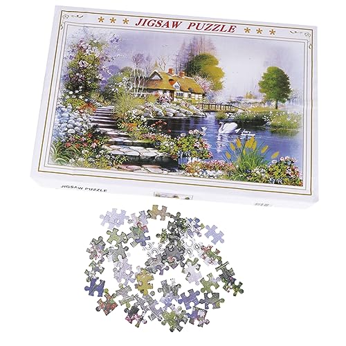 JOINPAYA 1 Satz Teile Papierpuzzle Kreatives Landschaftsbild Puzzle für Erwachsene für Familienunterhaltung für Erwachsene Fördert und Konzentration von JOINPAYA