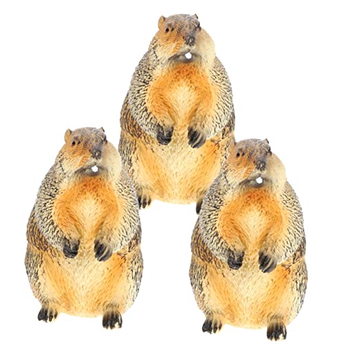 JOINPAYA 1 Satz Teiliges Modell Realistische Tierfiguren Für Kognitive Spiele Deko Für Regal Pädagogisches Wildtier Für Erwachsene 3 Stück von JOINPAYA