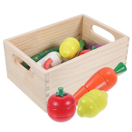 JOINPAYA 1 Satz Teiliges Schneidegemüse Spielset für Montessori Lernspielzeug für Kreatives Rollenspiel Hand Augen Koordination von JOINPAYA