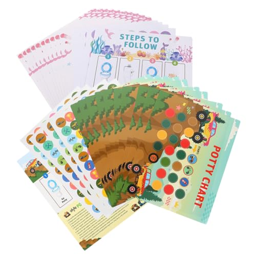 JOINPAYA 1 Satz Töpfchentrainingstabelle für Mädchen Belohnungssticker für toilettenaufkleber lustig Töpfchen-PIPI-Aufkleber Tabelle zum Töpfchentraining für Kleinkinder Papier JOINPAYA 1 Satz Töpfchentrainingstabelle für Mädchen Belohnungssticker für toilettenaufkleber lustig Töpfchen-PIPI-Aufkleber Tabelle zum Töpfchentraining für Kleinkinder Papier von JOINPAYA