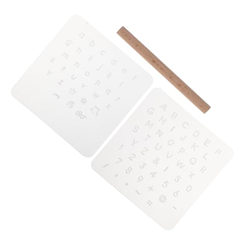 JOINPAYA Zahlen-Buchstaben-Set 1 Set Buchstabenstempel Für Lederhandwerk Prägestempel-ausrüstung von JOINPAYA