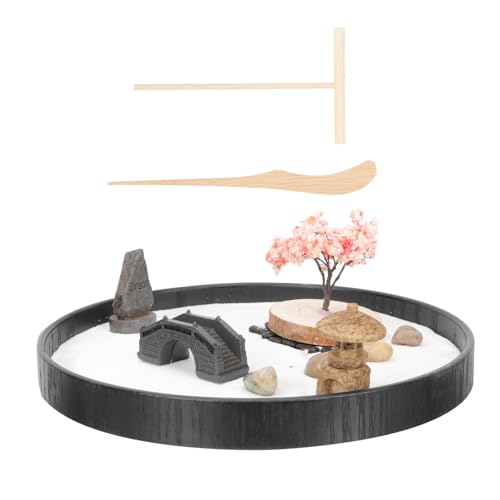 JOINPAYA Handgemachtes Sandkunst-Ornament 21 cm Sandkasten-Ornamente Zen-Garten für Den Schreibtisch Elegantes Wohndekor-Set von JOINPAYA