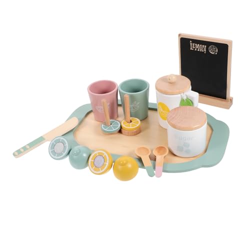 JOINPAYA 1 Satz Zitronentee-Kombi-Set Geschirrset Holz-Zitronen-Tee Für Kleinkinder Tea-time-spielset Winziges Teegeschirr Miniatur-zitronentee Teekannen-spielset Hölzern JOINPAYA 1 Satz Zitronentee-Kombi-Set Geschirrset Holz-Zitronen-Tee Für Kleinkinder Tea-time-spielset Winziges Teegeschirr Miniatur-zitronentee Teekannen-spielset Hölzern von JOINPAYA