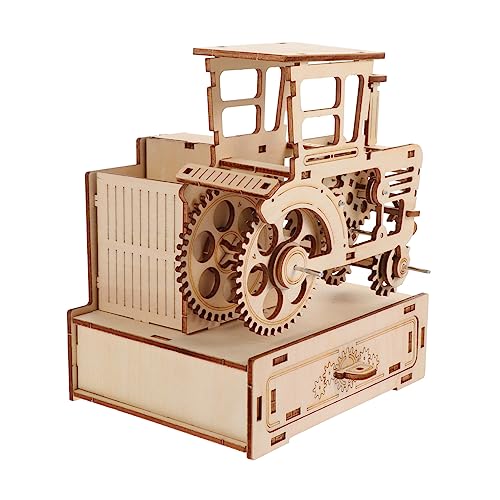 JOINPAYA 1 Satz Zusammengebautes Holzmodell 3D Bauen Zum Zusammenbauen Von Holzmodellen Harvester-Modell Mähdrescher Modell Bausatz Plastik Braun JOINPAYA 1 Satz Zusammengebautes Holzmodell 3D Bauen Zum Zusammenbauen Von Holzmodellen Harvester-Modell Mähdrescher Modell Bausatz Plastik Braun von JOINPAYA
