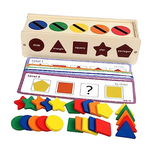 JOINPAYA 1 Satz formsortierbox holzspielzeug Toys für Kleinkinder Feinmotorik Formsortierer interessantes Kinderspielzeug hölzern Colorful JOINPAYA 1 Satz formsortierbox holzspielzeug Toys für Kleinkinder Feinmotorik Formsortierer interessantes Kinderspielzeug hölzern Colorful von JOINPAYA