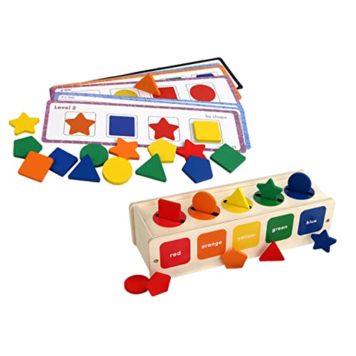 JOINPAYA 1 Satz formsortierbox holzspielzeug Toys für die Wahrnehmungsfähigkeit pädagogischer Formensortierer Sinnesblöcke aus Holz hölzern Colorful JOINPAYA 1 Satz formsortierbox holzspielzeug Toys für die Wahrnehmungsfähigkeit pädagogischer Formensortierer Sinnesblöcke aus Holz hölzern Colorful von JOINPAYA