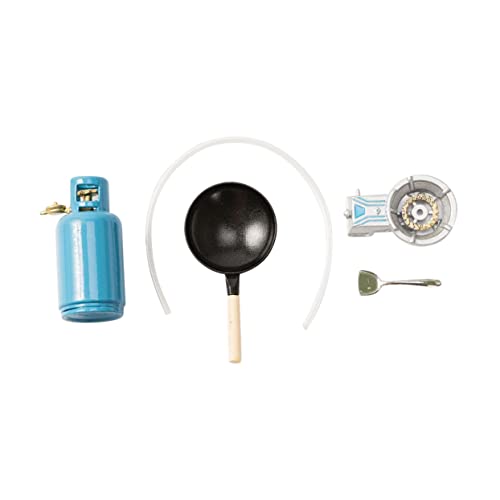 JOINPAYA 1 Satz gasherd Paket für kinderspielzeug spielzeugküche für Geschenkeidee Room Decor for Miniaturmodell eines Gastanks Miniatur-Gasherdmodell Zinklegierung von JOINPAYA