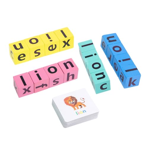 JOINPAYA 1 Satz kinderspielzeug Sprachentwicklung Kreatives wortspiele Wörter Karten frühe Lernspiele Briefe Karten Kleinkind rätsel Ahorn JOINPAYA 1 Satz kinderspielzeug Sprachentwicklung Kreatives wortspiele Wörter Karten frühe Lernspiele Briefe Karten Kleinkind rätsel Ahorn von JOINPAYA