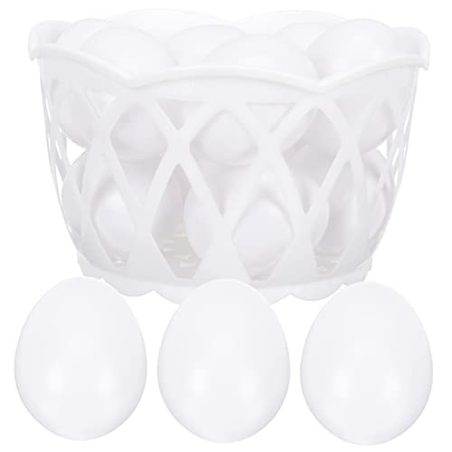 JOINPAYA Dekorationen 12 Weiße Plastikeier Mit -simulationseier Für Feiertagsdekor Basteln JOINPAYA Dekorationen 12 Weiße Plastikeier Mit -simulationseier Für Feiertagsdekor Basteln von JOINPAYA