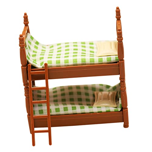 JOINPAYA 1 Set Mini Etagen Bett Decor Mini Landschaft Etagen Bett Mini Möbel Für Puppe von JOINPAYA