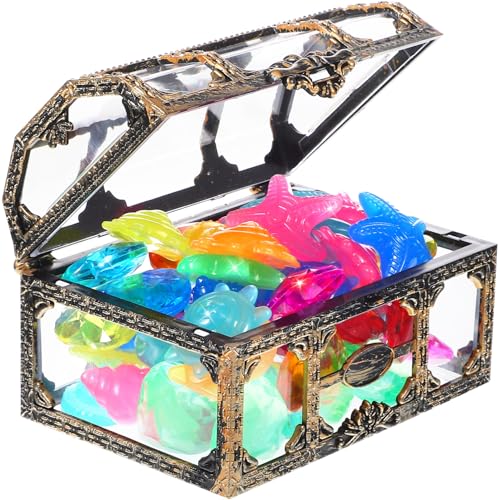 JOINPAYA Piraten-box-spielzeug-set Mit 30 Farbigen Edelsteinen Tauchjuwelen Für Pool-party- Und Dekorative Requisiten Farbe JOINPAYA Piraten-box-spielzeug-set Mit 30 Farbigen Edelsteinen Tauchjuwelen Für Pool-party- Und Dekorative Requisiten Farbe von JOINPAYA