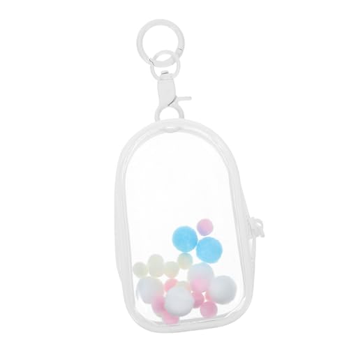 JOINPAYA 1 Satz transparente Aufbewahrungstasche Mädchen Tasche hängende Dekoration Fall Tragetasche für Puppen Doll Tragetasche kleine Aufbewahrungstasche Hängendes Ornament PVC von JOINPAYA