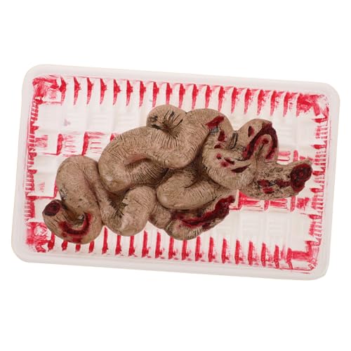 JOINPAYA 1 Schachtel Kleines Dünndarm Horror Organ für Halloween Gruselige Lunchbox Deko für Partys und Geisterhäuser für Schaurige Feiern und Veranstaltungen von JOINPAYA
