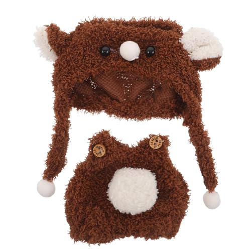 JOINPAYA 1 Set 17cm Puppenkleidung Set Kawaii Bär Hut und Overalls Outfits Kleidung Zubehör für Puppenkleid Up Kostüm Puppenhaus JOINPAYA 1 Set 17cm Puppenkleidung Set Kawaii Bär Hut und Overalls Outfits Kleidung Zubehör für Puppenkleid Up Kostüm Puppenhaus von JOINPAYA