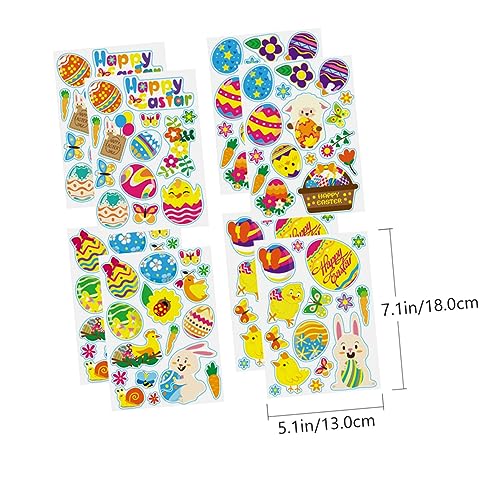 JOINPAYA 1satz Teiliges Osterei- Sticker Dekorative Wandaufkleber Für Kreative Ostern Vielseitig Einsetzbar Für Fenster Wände Und Einfache Anwendung Und Ablösbar Charmante Designs Für von JOINPAYA