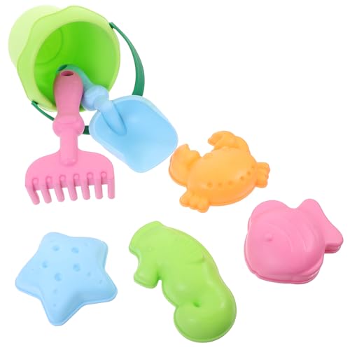 JOINPAYA 7-teiliges Set Strandspielzeug Für Kinder Sandformen Wasserspielset Stabiles Plastikspielzeug Sicher Für Jungen Und Mädchen Outdoor-spielset Zufällige Farbe JOINPAYA 7-teiliges Set Strandspielzeug Für Kinder Sandformen Wasserspielset Stabiles Plastikspielzeug Sicher Für Jungen Und Mädchen Outdoor-spielset Zufällige Farbe von JOINPAYA