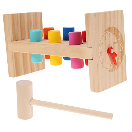 JOINPAYA Babyspielzeug Im Montessori-Stil Pädagogisches Klopfspielzeug Aus Holz Frühes Lernspielzeug Für Jungen Und Mädchen Hand-Auge-koordination Muskelstärkung von JOINPAYA