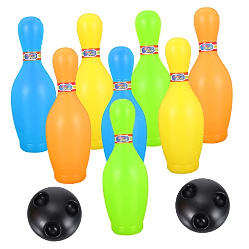 JOINPAYA Baby Bowling Spielzeug 8 Flaschen Jungen Und Mädchen Bowling Set Helle Farben Intelligenz JOINPAYA Baby Bowling Spielzeug 8 Flaschen Jungen Und Mädchen Bowling Set Helle Farben Intelligenz von JOINPAYA