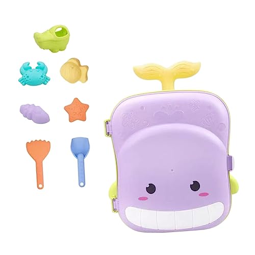 JOINPAYA 1 Set-Box Trolley- Werkzeug Badespielzeug Badewannenspielzeug Sandspielzeug Babyparty- Für Den Strand Sand Graben Plastik Violett von JOINPAYA
