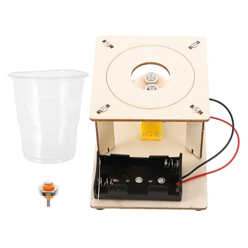 JOINPAYA 1 Set DIY Technology Toy Toy Early Learning Toys Handgefertigtes Holzwissenschaftlicher Holzwissenschafts Projekt Kit Kid Wood Puzzle Kit Elektronische Komponente von JOINPAYA