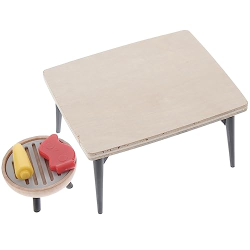 JOINPAYA 1 Set Kleine Edelsteine ​​Requisiten Grill Lap Brosche Küche Holz von JOINPAYA
