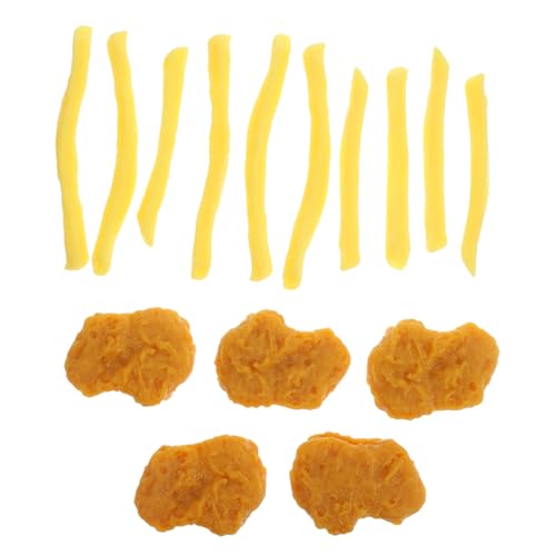 JOINPAYA 1 Set Künstliche Pommes Frites Tabletop Chicken Nuggets Realistische Chicken Nuggets Gefälschte Pommes Frites Modell Chicken Nuggets Foto Requisiten JOINPAYA 1 Set Künstliche Pommes Frites Tabletop Chicken Nuggets Realistische Chicken Nuggets Gefälschte Pommes Frites Modell Chicken Nuggets Foto Requisiten von JOINPAYA