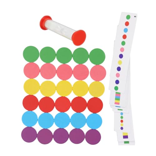 JOINPAYA 1 Set Mathematik Lehrmittel Für Kleinkindspielzeug Farblern Sortierchips Farbzähl Sortierchips Farberkennungs Sortierchips Farbabgleichsspielzeug Frühlernholz von JOINPAYA