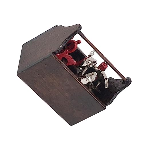 JOINPAYA 1 Set Mini House Tools Und Werkzeugkasten Mini Reparierte Werkzeuge Mini Outdoor-Werkzeuge von JOINPAYA