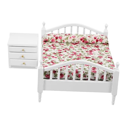 JOINPAYA 1satz Miniatur Bett Mit Nachttisch Für Maßstab Schlafzimmermöbel Hochwertige Accessoires Für Kreative Raumgestaltung JOINPAYA 1satz Miniatur Bett Mit Nachttisch Für Maßstab Schlafzimmermöbel Hochwertige Accessoires Für Kreative Raumgestaltung von JOINPAYA