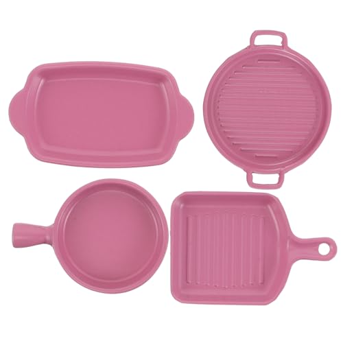 JOINPAYA 1 Set Miniatur-Puppenhaus-Küchenzubehör – Mini-Teller, Steakgericht-Modelle für DIY-Bastelspielzeug, Küchenspielset, Geschirr-Dekoration von JOINPAYA