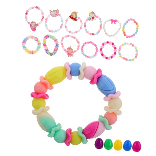 JOINPAYA 1satz Ostern Handbemalte Eier Set Für Mädchen Bastelset Mit Kunststoff-eiern Bemalen Für Osterfeiern Und Dekorationen Bunter Armbänder JOINPAYA 1satz Ostern Handbemalte Eier Set Für Mädchen Bastelset Mit Kunststoff-eiern Bemalen Für Osterfeiern Und Dekorationen Bunter Armbänder von JOINPAYA