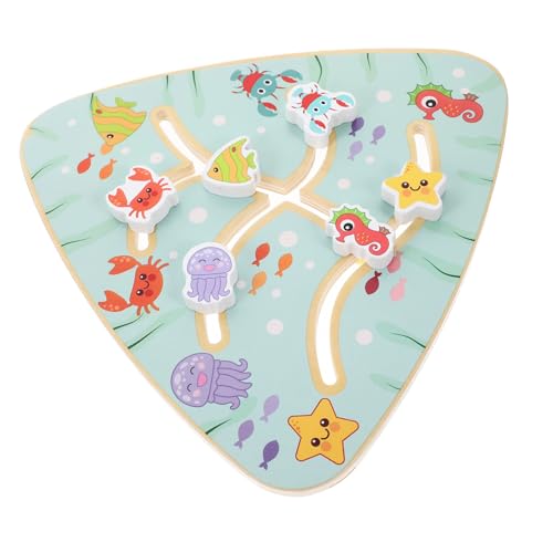 JOINPAYA Familienbrettspiele Kleinkind-Montessori-Spielzeug Holz-Puzzle-spielbrett Beweglich Für Jungen Und Mädchen Früherziehungsspielzeug von JOINPAYA