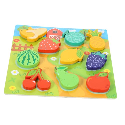JOINPAYA 1 Set Panel Kleinkind Puzzle Puzzles Für Kleinkinder Kinderspielzeug Autospielzeug Autospielzeug Für Babys Entwicklungsspielzeug Für Matching Game Puzzlespielzeug Holz von JOINPAYA
