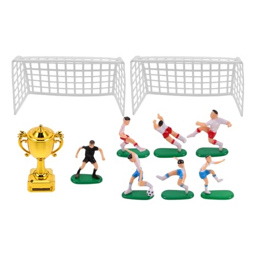 JOINPAYA 1 Set Puppenhaus Miniatur Trophäenmodell Mini Tornetz Winziger Fußballspieler Miniatur Trophäenornament Kuchendekoration Zum Thema Fußball Puppenhaus Trophäe Wiederverwendbar JOINPAYA 1 Set Puppenhaus Miniatur Trophäenmodell Mini Tornetz Winziger Fußballspieler Miniatur Trophäenornament Kuchendekoration Zum Thema Fußball Puppenhaus Trophäe Wiederverwendbar von JOINPAYA