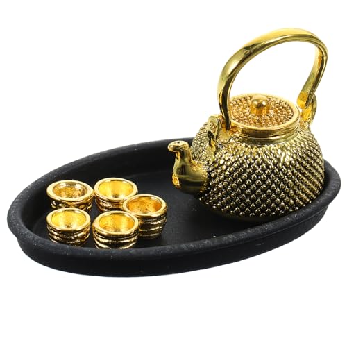 JOINPAYA Mini-teeservice Im Vintage-Stil – Mini- Mit Tassen Miniatur-küchenzubehör Für Puppenhäuser JOINPAYA Mini-teeservice Im Vintage-Stil – Mini- Mit Tassen Miniatur-küchenzubehör Für Puppenhäuser von JOINPAYA