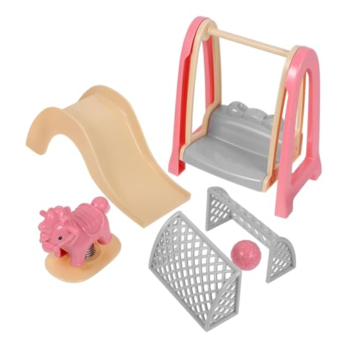 JOINPAYA 1 Set Puppenhaus Zubehör Simulation Schaukel Modell Miniatur Rutsche Schaukel Fußball Tor Spielzeug Zier JOINPAYA 1 Set Puppenhaus Zubehör Simulation Schaukel Modell Miniatur Rutsche Schaukel Fußball Tor Spielzeug Zier von JOINPAYA
