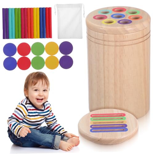 JOINPAYA Lernspielzeug Für Jungen Und Mädchen 1 Set Sortierspielzeug Aus Holz Passendes Spiel Bechersortierung Für Kleinkinder JOINPAYA Lernspielzeug Für Jungen Und Mädchen 1 Set Sortierspielzeug Aus Holz Passendes Spiel Bechersortierung Für Kleinkinder von JOINPAYA